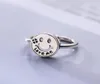 Bague en argent thaïlandais pour femmes, rétro Loveme, trèfle romantique S925, 751278C8626202