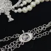 Colliers de perles haut à la mode pour femmes, collier de luxe de styliste, chaîne cadeau, fourniture de bijoux