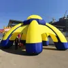 Partihandel 10md (33 ft) med fläktanpassade uppblåsbara kupol tält som annonserar bilutställningstält för evenemang/kontor/utomhusparti/sport