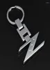 Keychains Alloy Car Styling Keychai Z Style Key Chain Rings för Nissan 280ZX 300ZX 350Z 370Z Tillbehör SMAL223651564