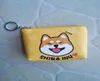 Sevimli shiba inu anahtar zincirleri mini doge cüzdan çanta köpek anahtarlık pu deri shiba inus fan anahtar zinciri anahtar kasa hediyeleri1501756