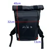 Bolsa frontal dobrável para bicicleta, bolsa para uso em brompton birdy, bolsa de armazenamento frontal com suporte de alumínio 240202