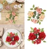 Christmas Decorations Candle Rings Artificial Wreaths Wedding Floral For Thanksgiving Party Halloween Door