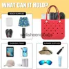 Totes Rubber Beach Bag Waterproof Eva Portable Tote Pet Bag Messenger Bag Travel Tote Fashion Beach Outdoor Boat Pool Organizer.H24218