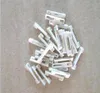 1000 PCS Pure White Plastic Bar Safety Pin ID Badge Crafting Back Suit for Brooch DIY Craft2241658