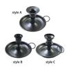 Bougeoirs porte-cône chandelier en métal simple pour cheminée bureau café