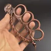 Bracciale per arti marziali della Bella Addormentata Quattro dita Cl Anello per pugno di design Tigre Finestra rotta Attrezzatura salvavita Set 6WYS