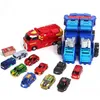 Draaien Mecard Mega Evan King Transformatie Truck Robot Cartoon Anime Auto Model Speelgoed Battle Arena Voertuig Voor Kinderen Gift 240130