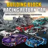 ブロック423PCS City Technical Classic Racing Pull Back Car Model Bullings Blocks Sport Vehicks DIY Toys for Chidlrenギフト