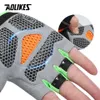 AOLIKES Guantes de ciclismo MTB Guantes de equitación en carretera Antideslizante Camping Senderismo Guantes Gimnasio Fitness Deportes Bicicleta Guante de bicicleta Medio dedo 240122