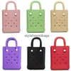 Totes Mini Rubber Summer Beach Bag Eva Водонепроницаемый путешественник на открытом воздухе ручная железная мешка для плавания Portableh24218