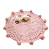 Carpets Ball Hand Knitting Round Carpet Living Room Floor Rug For Bedside Bay Window Pad Kids Decoration Play Mat