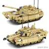 Blocks WW2 Army Tank Military MBT M1A2 ABRAMS FV 4034 Challenger-2 Cannon Chariot