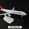 Skala 1 250 Metal Aircraft Model Replica Turkish Airlines B777 Airplane Aviation Decor Miniature Art Collection Kid Boy Toy 240201