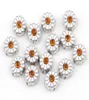 20 pezzi di cristallo girasole medaglione galleggiante charms accessori in lega fai da te adatti per vivere medaglione galleggiante in vetro con memoria magnetica6852236