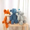 لطيف Flying Dragon Plushies Simulation Fox Dinosaur Toy Toy Soft Cartoon Tyrannosaurus محشوة دمية بيبي هدية الأطفال 240126