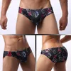 Sous-vêtements hommes imprimer Peni grande poche culotte respirant maille tongs sous-vêtements gai renflement G-String élastique slip