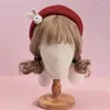 Berets Teenager gelegentlich japanischer Winter Herbst Frau winddicht Outdoor Maler Hat Decor F0T5