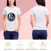 Polos pour femmes Serenity en Lotus Bloom.Avec la méditation de yoga du symbole de la lune et de l'Om.T-shirt