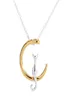 vente nouveau tempérament simple mignon lune chat pendentif collier clavicule chaîne pendentif animal fabricants bijoux cadeau en gros2958389