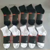 Mens Socks Wholesale Sell at Least 12 Pairs Classic Black White Women Men High Quality Letter Breathable Cotton Sports Ankle Sock Elastic No Need to Wait Spot