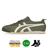 Asic Gel Nyc Hardloopschoenen Heren Army Trainer Heren Onitsukass Tiger Mexico 66 Slip-On Leer Veterschoenen Designer Offs Gum Sail Wit Groen Dames Sportschoenen