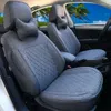 Чехлы на автомобильные сиденья, роскошный льняной чехол на заказ для MG ZS EV 2024-2024, аксессуары для замены интерьера, женский зимний полный комплект автомобилей
