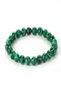 Popular blue Malachite 6 8 10 12 14 mm men039s and women039s fashion Elastic Bracelet9289293