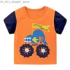 T-Shirts Zwy2111 Kids T-Shirts Kızlar Yaz Erkek Giysileri Bebek Tişörtleri Çocuk Kılıf Giyim Karakter T-Shirt Tee Q240218