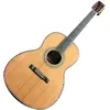 Guitare acoustique classique modèle OO42, table en cèdre massif, véritable guitare acoustique en abalone