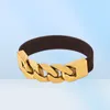 Designer Bracelet l bijoux en cuir luxe classique de haute qualité 18k charme doré hommes dames couples de mariage bijoux cadeau mode brac5706247