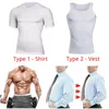YBFDO Herren Abnehmen Shaper Haltung Weste Männliche Bauch Bauch Korrektor Kompression Körper Modellierung Fett Brust Bauch Hemd 240129