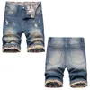 Jeans pour hommes shorts de vêtements shorts jeans femmes jean fleur diamant denim shortpants slim hommes denim street hip hop bouton lâche bouton mouche patchwork concepteur 959