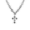 Mens Cross Necklace Mens Fashion Hip Hop High Fashion Märke Mångsidig Pendant Boys Minority Design Accessories Pendant