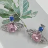 Orecchini con diamanti grandi Designer Orecchini di perle di marca Lettera Orecchini con ciondolo da donna per gioielli per feste di nozze