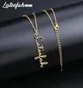 whole Handwriting Jewelry Custom Signature Pendant Collier Femme Vertical Personalized Custom Name Necklace For Women Gift8736594