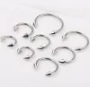 Piercing nez N08 100 pièces, mélange de 7 tailles en acier inoxydable CBR, bijoux de corps, anneau nasal, piercing 2844508