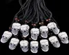 Bijoux entiers 12 pièces imitation Yak os sculpture Halloween horreur squelette tête de crâne pendentifs collier cadeaux pour hommes femmes 0394028975