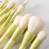 PRO Gradient Färg 14st Makeup Brushes Set Sime Soft Cosmetic Powder Blending Foundation Eyeshadow Blush Brush Kit Make Up Tools 240127