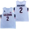 Camisa de basquete Connecticut UConn Huskies NCAA College Paige Bueckers Tyler Polley Andre Jackson Adama Sanogo Jalen Gaffney R.J.Cole Pneu