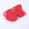 Parti Dekorasyonu 5/10 PCS/LOT Love Hearts 3 Meter Kırmızı Halat Sevgililer Günü Kalp Asma İp Çelenk Düğün Süslemeleri Diy Dekor