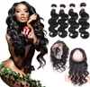 360 Lace Frontal Brazilian Virgin Body Wave Hair Weaves 3 or 4 Bundles With Closure Human Hair Weave 360 Lace Frontal With Bundles6223307