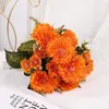 Decorative Flowers Realistic Artificial Chrysanthemum Bouquet Fake Flower Plastic False Plant Ornament Home Wedding Decoration
