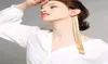 Female personality of tasseled Earrings ear cuff exaggerated Longstyle banquet dresses whole European and American jewelry5494812