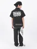 Stage Wear Popping Street Dance-kleding voor kinderen Trendy Cool Kid Adult Shirt met korte mouwen Broek Set Locking Explosief Hip Hop-kostuum