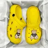 Slipper Cartoon Bear Girls Slippers Designer Luxury Children Summer Beach Water Shoes Sports Soft Kids Sandale mignonne pour fille 240408