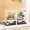 Blocchi Mini Cupcake Fragola Maialino Oreo Orso Cupcake Building Block Amici Set da dessert Assemblaggio Mattoni per regali per ragazze Giocattolo per bambini