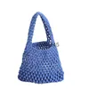 Totes Beac Crocet andbag for Women Girls Summer Straw Rope ollow Out and Woven Bag Womens Kniing PursesH24218