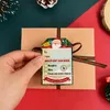 Cadeauverpakking 200 stuks Vrolijk Kerststickers Thema Seal Etiketten Voor DIY Bakken Pakket Envelop Briefpapier Decor