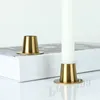 Titulares de velas Suporte de castiçal 4pcs base de metal mesa vara decoração de casamento para festa decoração de sala de estar